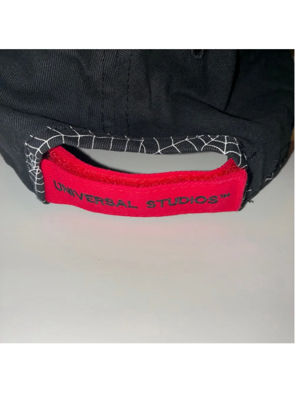 Boys Universal Marvel Spider-Man Baseball Cap Hat Black Red